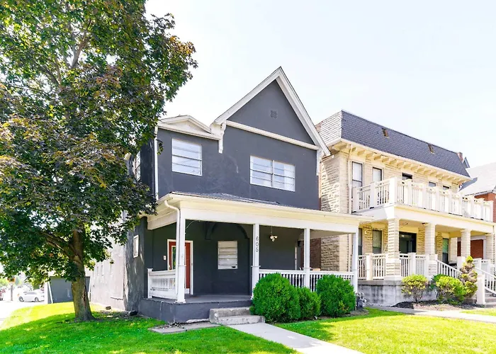 Сasa de vacaciones Casa Tres By Jungle House Near Convention Center Osu & Nationwide Arena Walk To High Street Downtown & Short North 5 800 Reviews Private Parking *